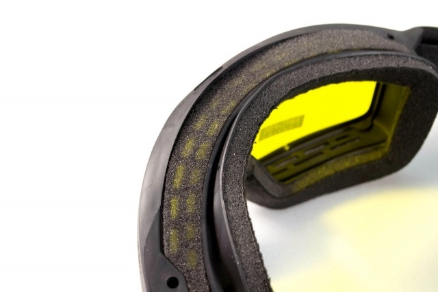 Окуляри захисні із ущільнювачем Global Vision Ballistech-3 (amber) Anti-Fog, жовті