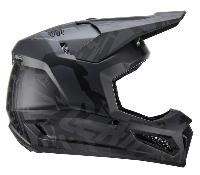 Шолом LEATT Helmet Moto 3.5 + Goggle (Stealth), L, L