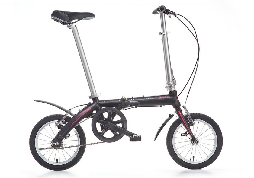 Купить Велосипед складной 14" Ubike JAZZ, 2015 черный с доставкой по Украине