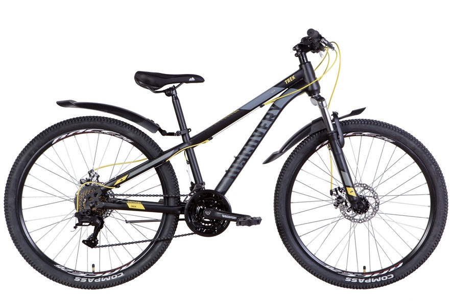 Купить Велосипед 26" Discovery TREK AM DD 2022 черно-желтый м с доставкой по Украине