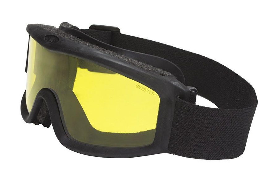 Очки защитные с уплотнителем Global Vision Ballistech-3 (amber) Anti-Fog, желтые