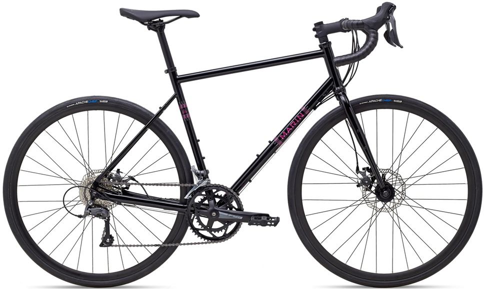 Купити Велосипед 28" Marin NICASIO рама - 52см 2024 Gloss Black/Pink з доставкою по Україні