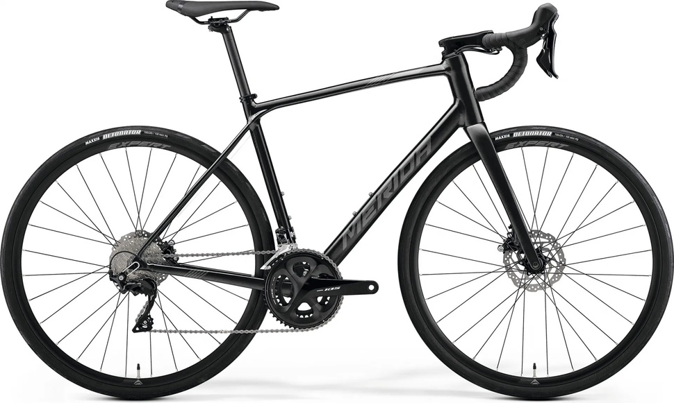 Купити Велосипед шосейний 28" Merida SCULTURA ENDURANCE 400 (2023) silk black/dark silver з доставкою по Україні