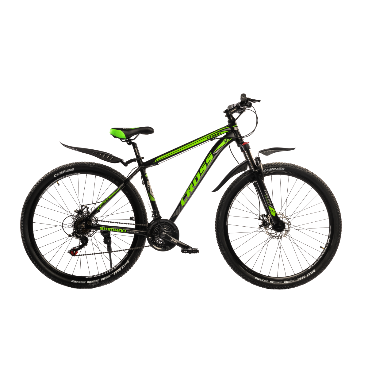 Купити Велосипед Cross Xc2921 29 20 Чорний Зелений за кращою ціною в