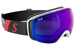 Лыжные маски Swag Pipe Vision (G-Tech™ blue) Anti-Fog, синие зеркальные