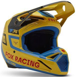 Шолом FOX V1 HELMET - RACE SPEC (Pale Yellow), S