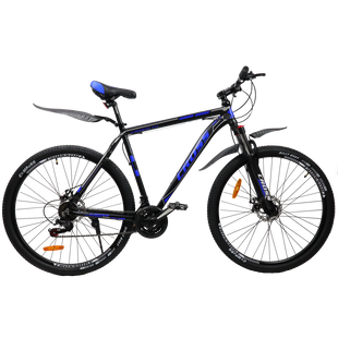 Купити Велосипед Cross Hunter 27,5" Чорний-Синій L (170-185 см) з доставкою по Україні