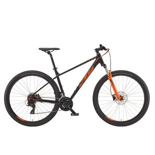 Купити Велосипед KTM CHICAGO 272 27.5 " рама L / 48, чорний матовий (Помаранчевий), 2022 з доставкою по Україні