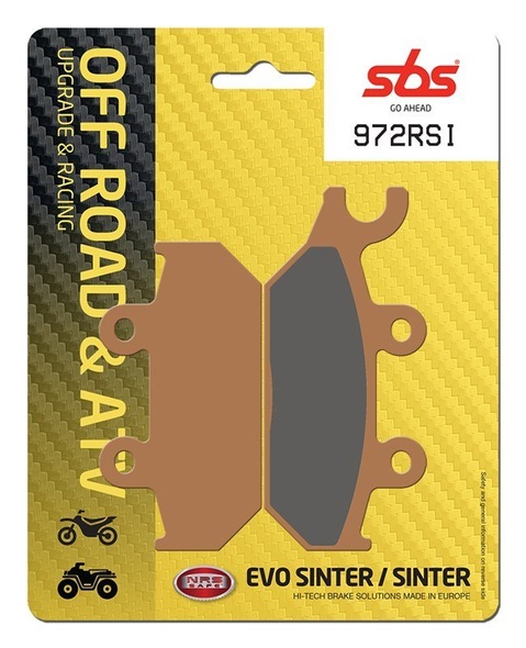 Колодки гальмівні SBS Racing Brake Pads, EVO Sinter/Sinter (754RSI)