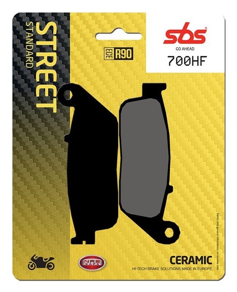Колодки гальмівні SBS Standard Brake Pads, Ceramic (777HF)