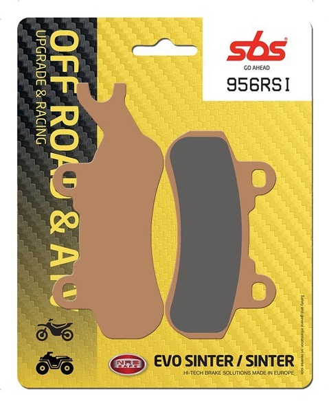 Колодки гальмівні SBS Racing Brake Pads, EVO Sinter/Sinter (754RSI)
