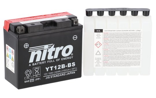 Акумулятор NITRO AGM Open Battery (10 Ah), CCA 210 (A)