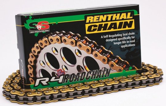 Цепка Renthal R4 Road SRS Chain 530 (Gold), 530-120L/SRS Ring