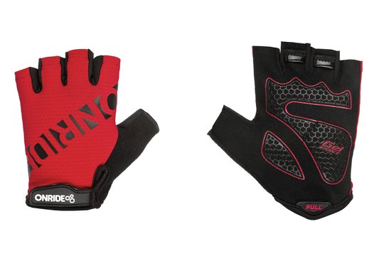 Купить Перчатки ONRIDE Hold 20 цвет Красный/Черный размер L с доставкой по Украине