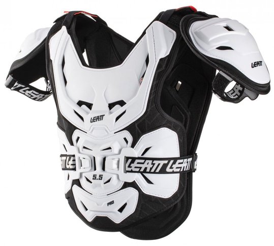 Дитячий захист тіла LEATT Chest Protector 5.5 Pro Jr (White), One Size, One Size