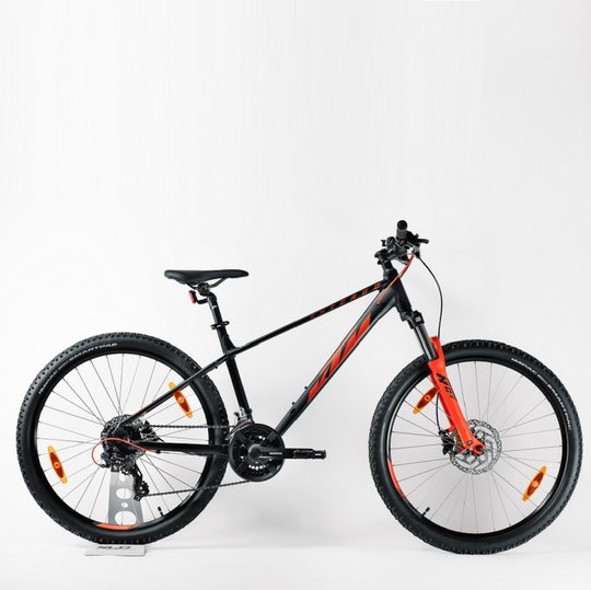 Купити Велосипед KTM CHICAGO 272 27.5 " рама L / 48, чорний матовий (Помаранчевий), 2022 з доставкою по Україні
