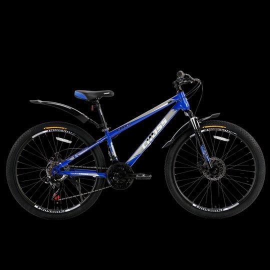 Купити Велосипед Cross Focus 24" 11" Синій-Сірий з доставкою по Україні