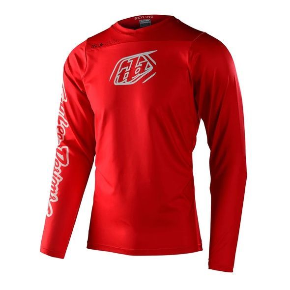 Купити Джерсі TLD SKYLINE LS CHILL JERSEY [ICONIC FIERY RED] XL з доставкою по Україні