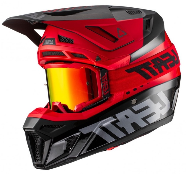 Шолом LEATT Helmet Moto 8.5 + Goggle (Red), L