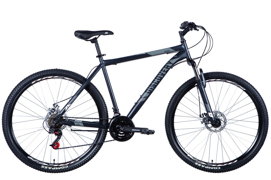 Купити Велосипед 29" Discovery RIDER 2024 (графітовий (м)) з доставкою по Україні