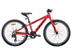 Купити Велосипед 24" Leon JUNIOR 2021 (красный) з доставкою по Україні