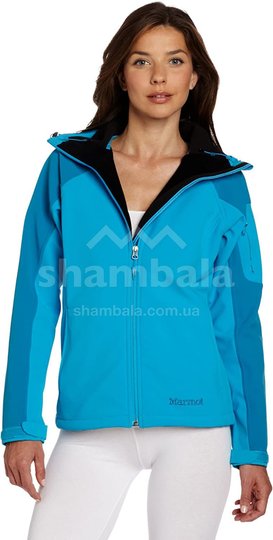 Wm's Super Gravity Jacket куртка женская (Blue Sea/Mosaic Blue, XS), XS, Жінкам, 88% nylon, 12% elastane