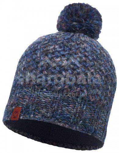 KNITTED & POLAR HAT MARGO blue, One Size, Шапка, Синтетичний