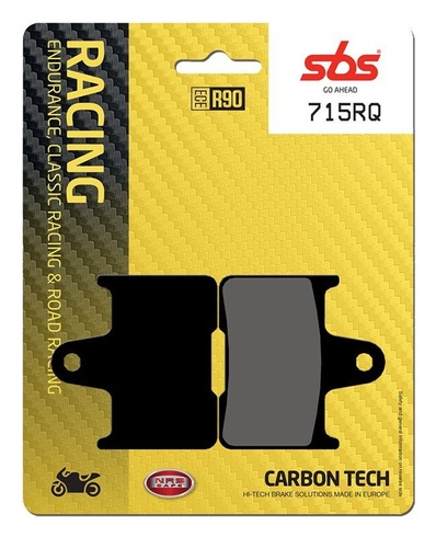 Колодки гальмівні SBS Racing Brake Pads, Carbon Tech (834RQ)
