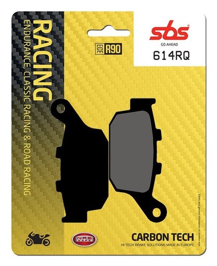 Колодки гальмівні SBS Racing Brake Pads, Carbon Tech (675RQ)