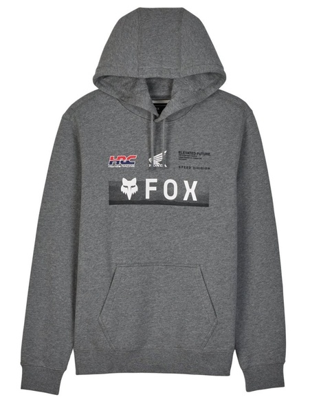 Толстовка FOX X HONDA Hoodie (Grey), XL, XL