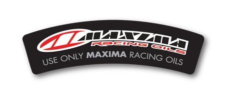 Наліпка Maxima Curved 'Use only Maxima' (Red)