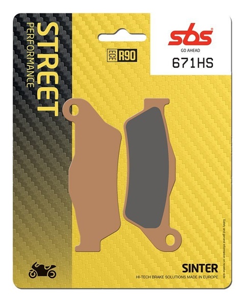 Колодки гальмівні SBS Performance Brake Pads, Sinter (782HS)