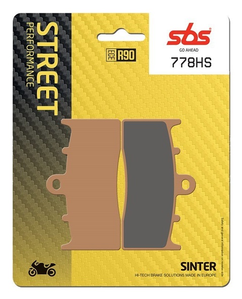 Колодки гальмівні SBS Performance Brake Pads, Sinter (782HS)