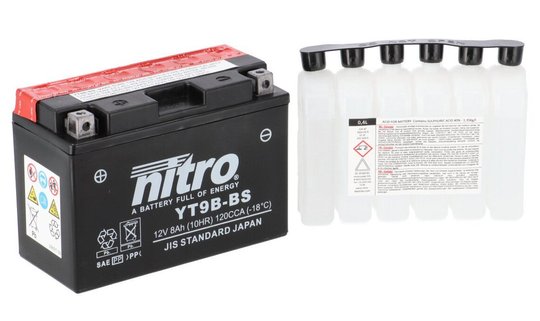 Акумулятор NITRO AGM Open Battery (8 Ah), CCA 120 (A)