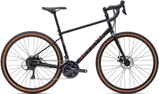 Купити Велосипед 28" Marin FOUR CORNERS рама - XL 2023 Satin Black/Red з доставкою по Україні