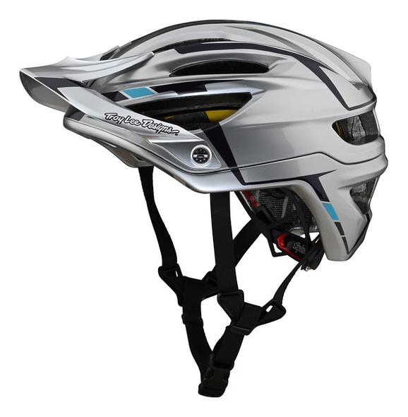 Вело шлем TLD A2 MIPS HELMET [SLIVER SILVER / BURGUNDY] XL/XXL, S