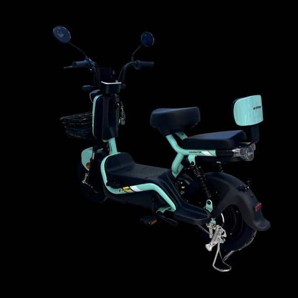 Купити Електроскутер E-Titan Navigator 14" Бірюзовий-Чорний з доставкою по Україні