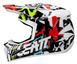 Шолом LEATT Helmet Moto 3.5 + Goggle (Zebra), XS, XS