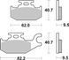 Тормозные колодки SBS Sport Brake Pads, Sinter/Carbon (754SI)