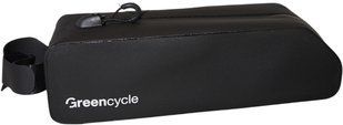 Купити Сумка на верхню трубу рами Green Cycle Belt, водонепроникна, 22х6,6х5,7см, чорний з доставкою по Україні