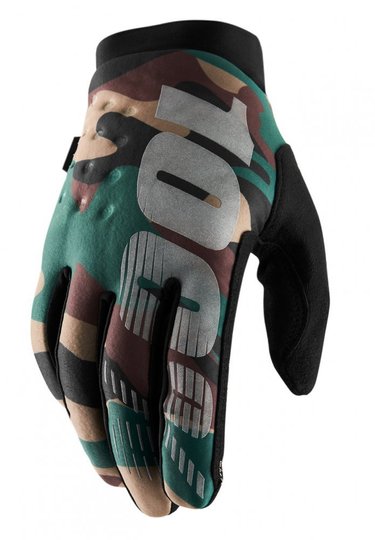 Зимові рукавички 100% BRISKER Glove (Camo), S (8)