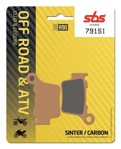 Колодки гальмівні SBS Sport Brake Pads, Sinter/Carbon (777SI)