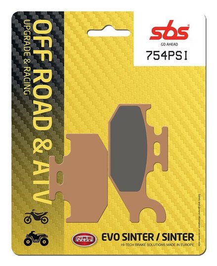 Колодки гальмівні SBS Upgrade Brake Pads, EVO Sinter/Sinter (956PSI)