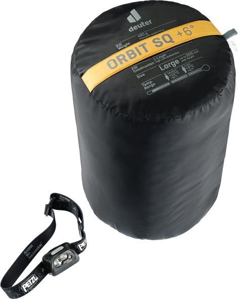 Спальний мішок Deuter Orbit SQ +6° колір 6321 caramel-teal правий, 1 - 1.5 кг, 1 - 1.5 кг