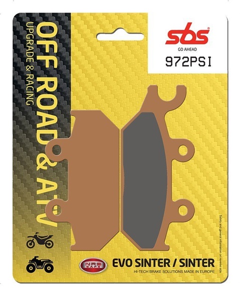 Колодки гальмівні SBS Upgrade Brake Pads, EVO Sinter/Sinter (956PSI)