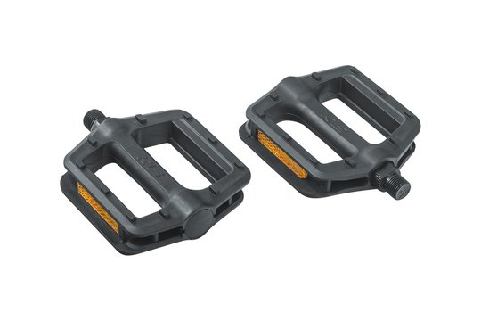 Купити Педалі платформенні пластикові KLS Flat 10 насипний підшипник / стальна вісь з доставкою по Україні