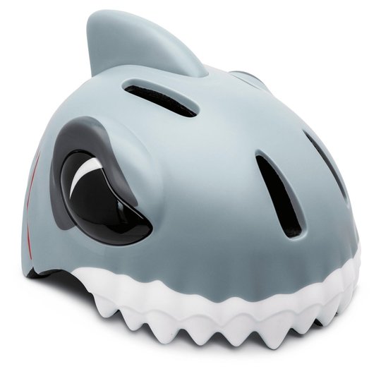 Шлем велосипедный Crazy Safety "Белая акула", детский