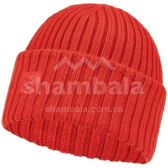 KNITTED HAT ERVIN fire, One Size, Шапка, Вовна