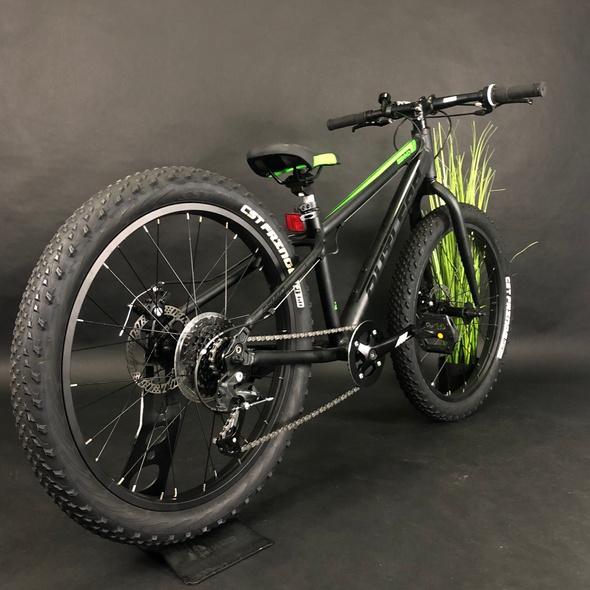 Купити Велосипед підлітковий 24" Outleap Gekko 2021, чорно-зелений з доставкою по Україні