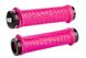 Купити Грипсы ODI Troy Lee Designs Signature MTB Lock-On Bonus Pack Pink w/ Black Clamps (розовые с черными замками) з доставкою по Україні